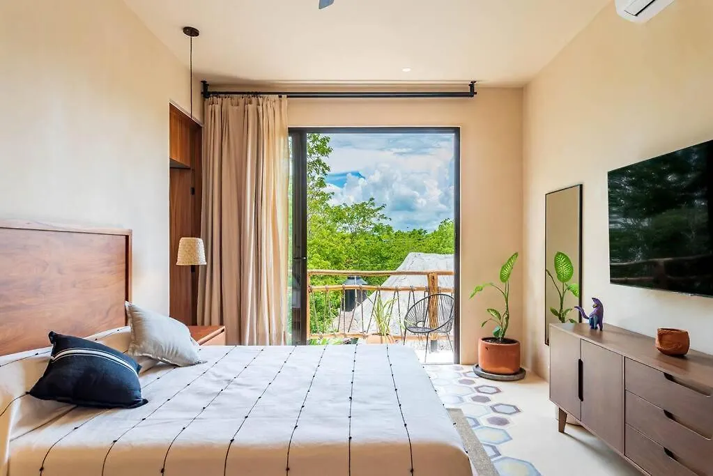 Apartment @Villa.Akbal- 2Bd Rooftop W/ Open Dinning Room Tulum