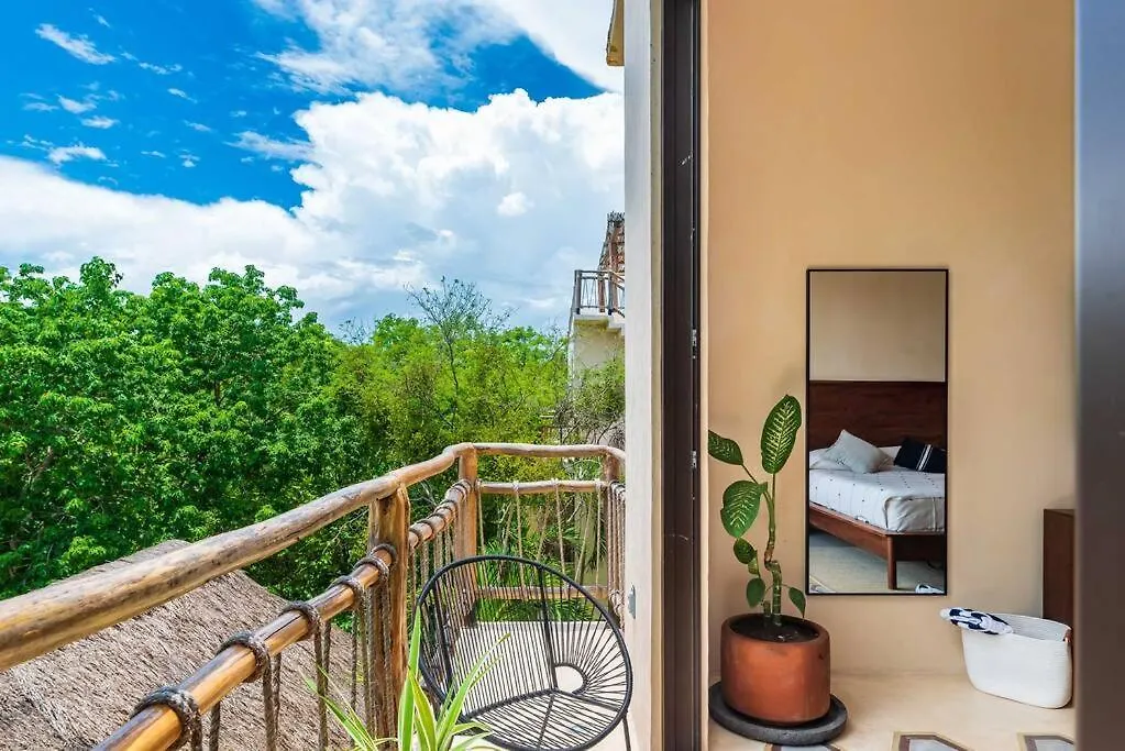 @Villa.Akbal- 2Bd Rooftop W/ Open Dinning Room Tulum Apartment