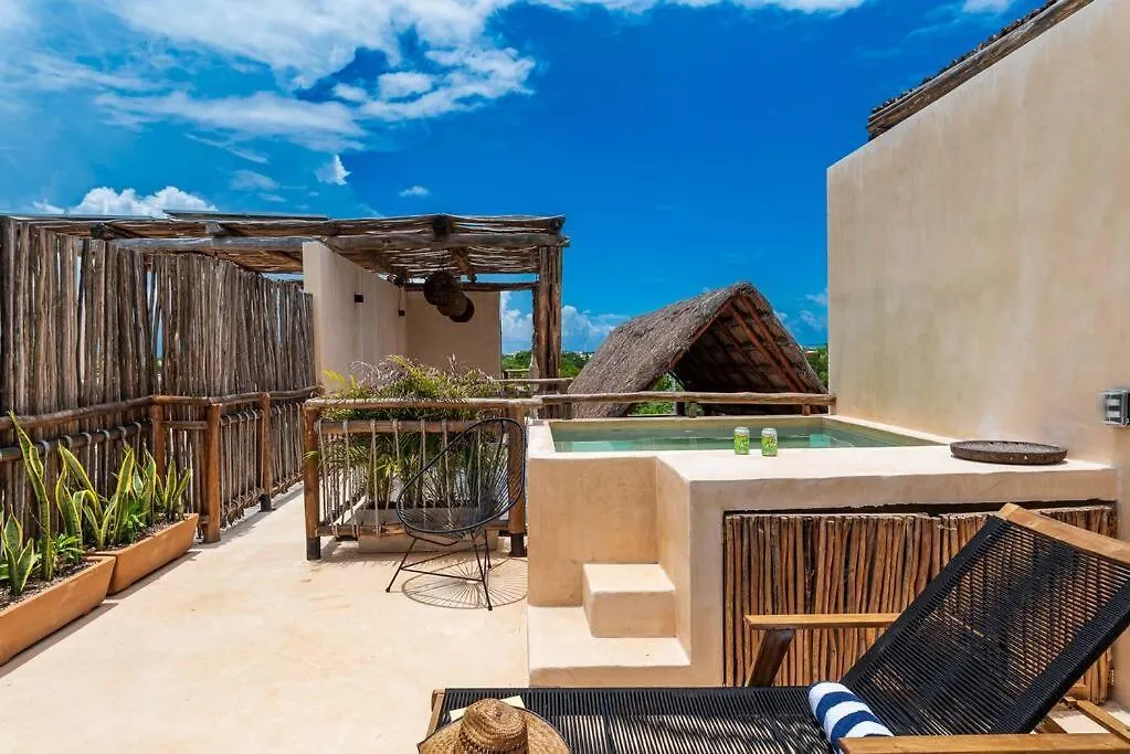 Apartment @Villa.Akbal- 2Bd Rooftop W/ Open Dinning Room Tulum