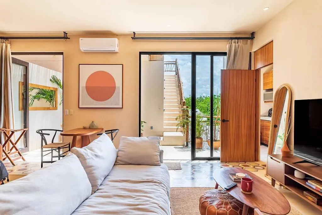 @Villa.Akbal- 2Bd Rooftop W/ Open Dinning Room Tulum