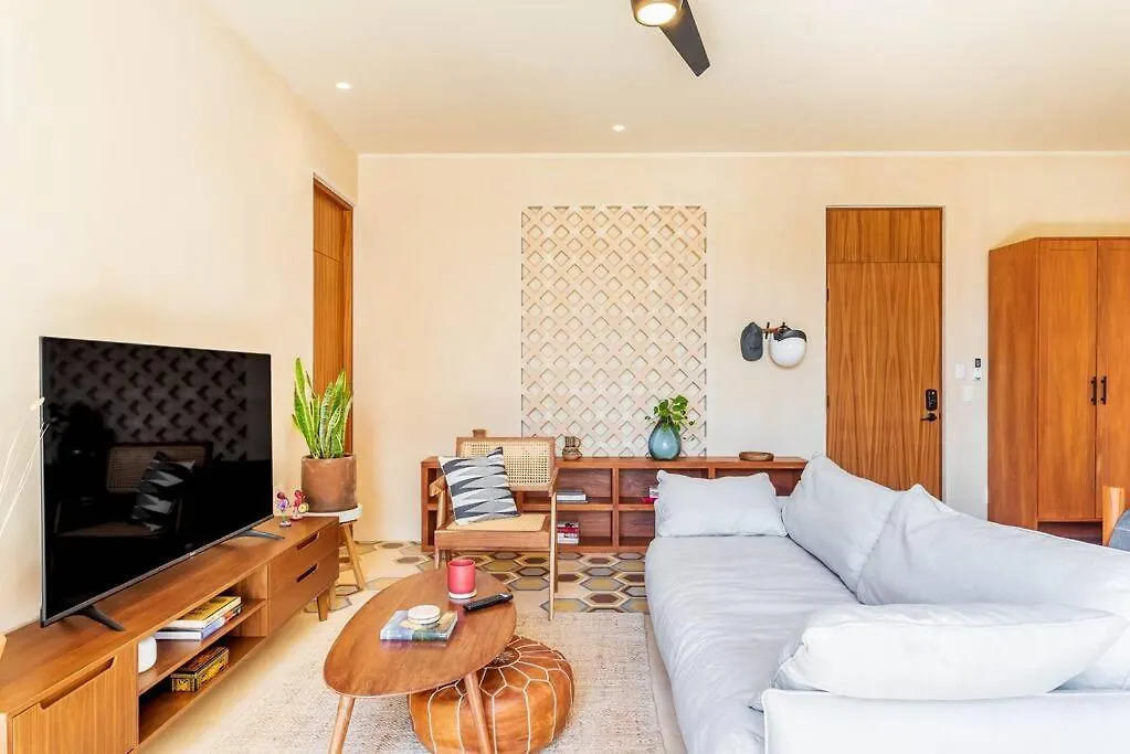 Apartment @Villa.Akbal- 2Bd Rooftop W/ Open Dinning Room Tulum