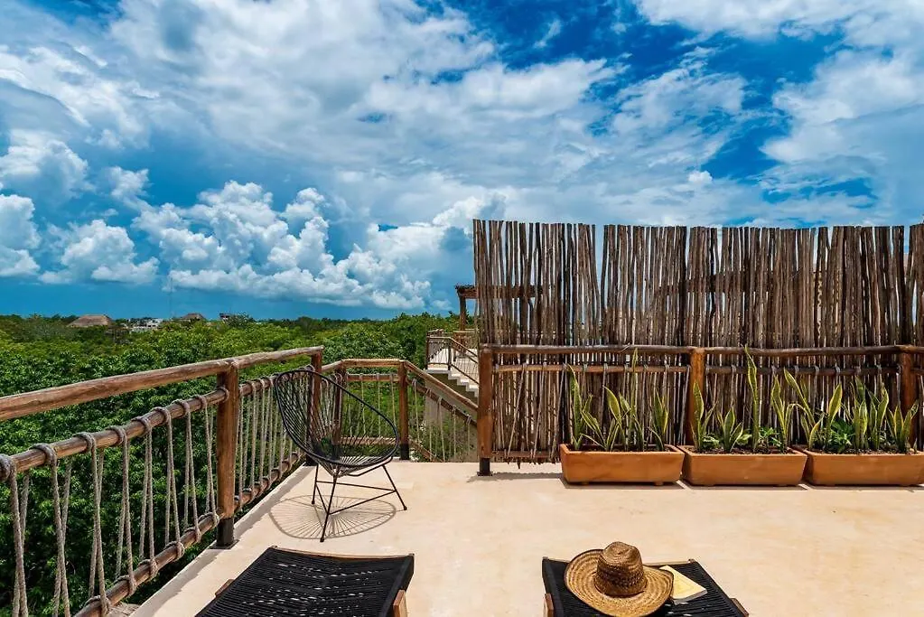 @Villa.Akbal- 2Bd Rooftop W/ Open Dinning Room Tulum Apartment